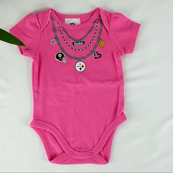 NFL Team Apparel Other - KIDS NFL Steelers Onesie Pink 0-3 Mos.